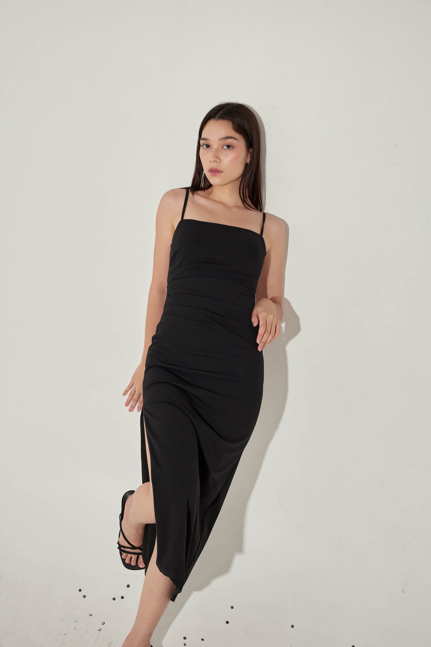 Demi Padded Midi (Black)