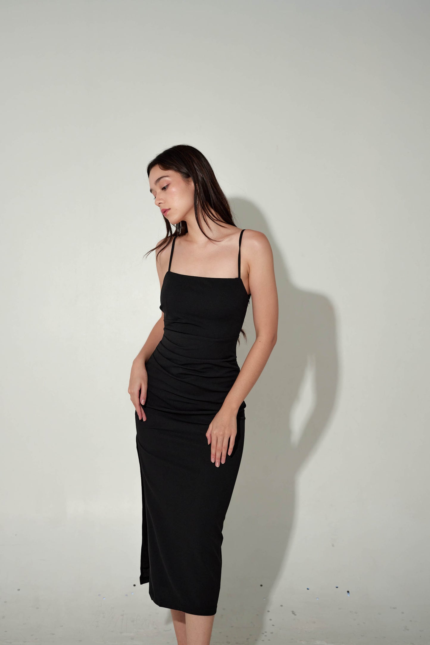 Demi Padded Midi (Black)