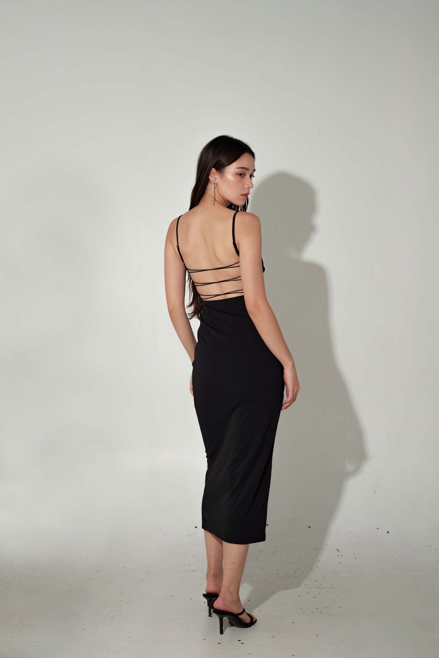 Demi Padded Midi (Black)