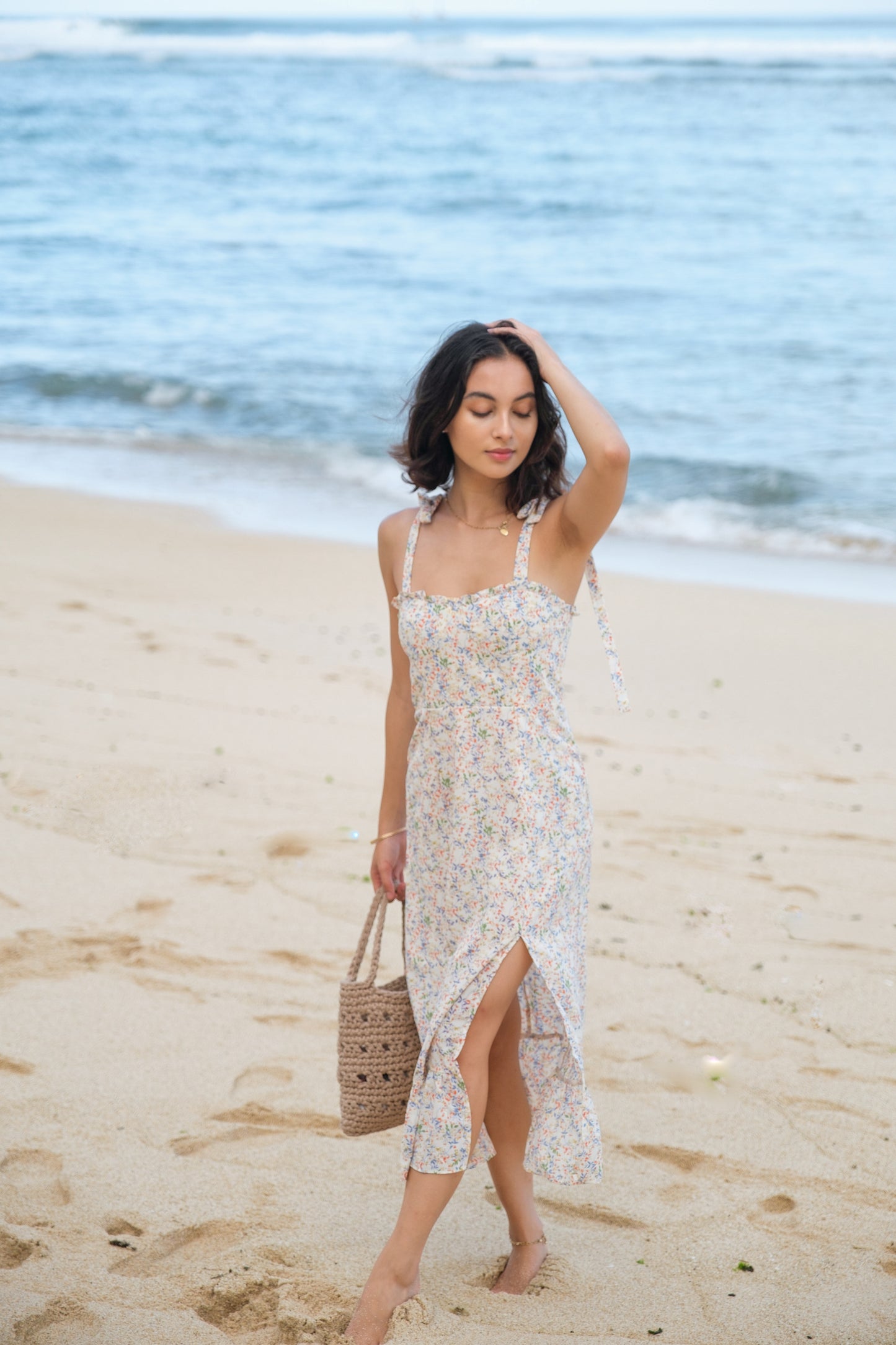 Hailey Floral Midi