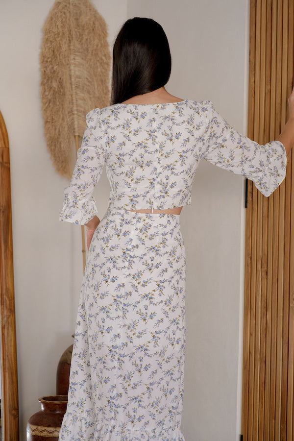 Isabel Top (Blue Poppy) - XS, S, M, L