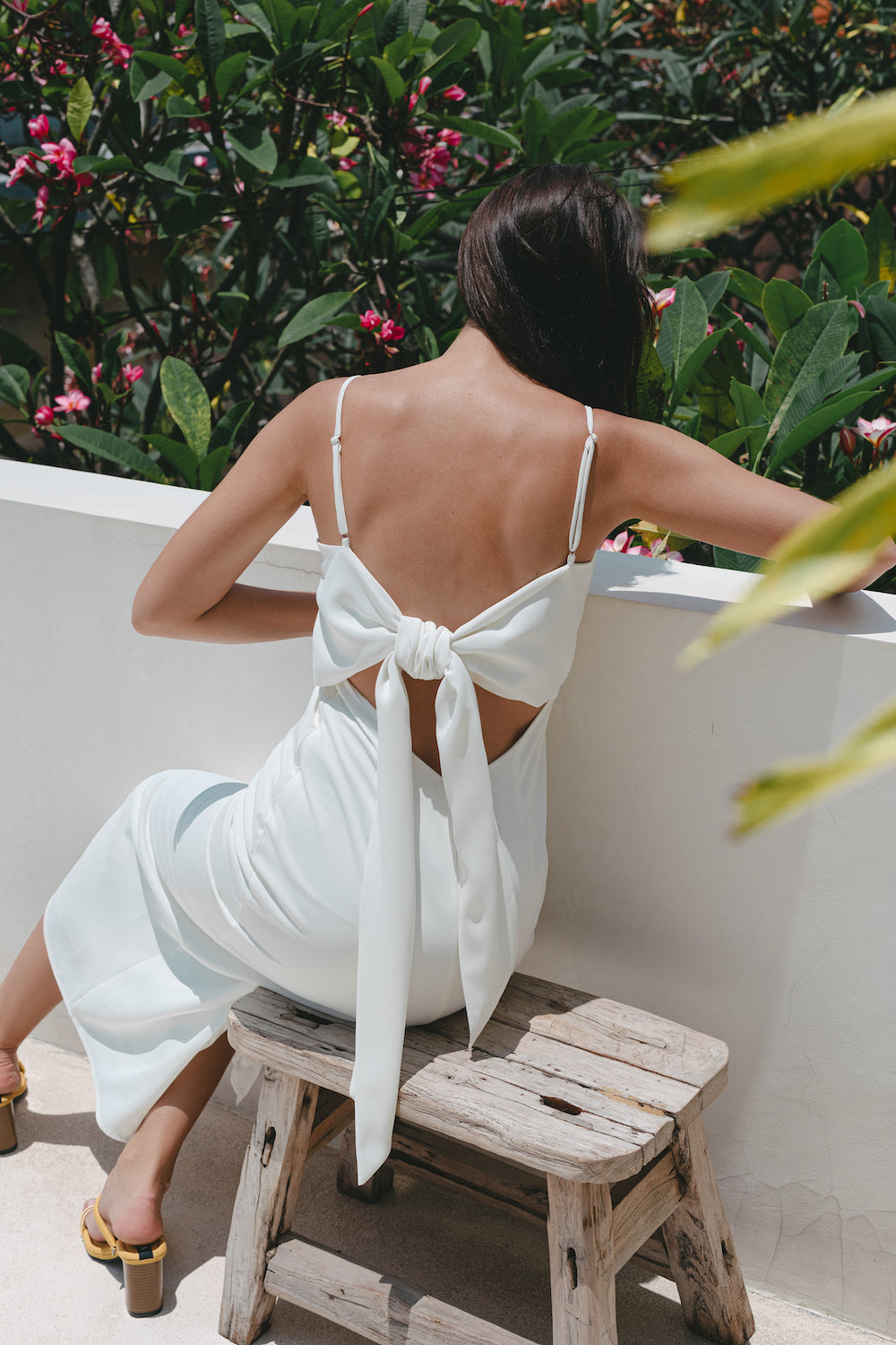 Cienna Padded Column Midi (Ivory)